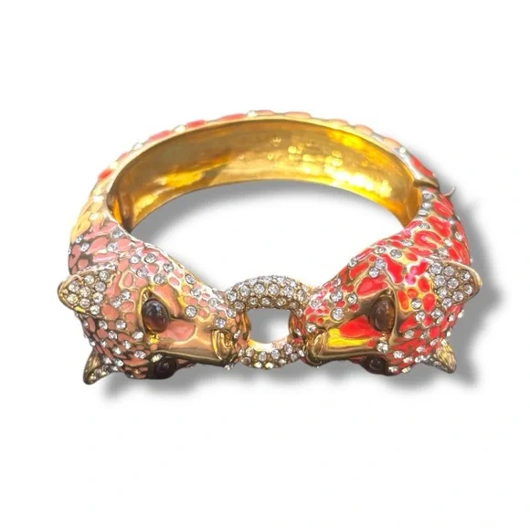 J. Crew Leopard Enamel Bracelet